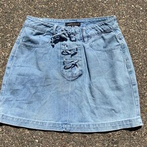 Jean mini Skirt